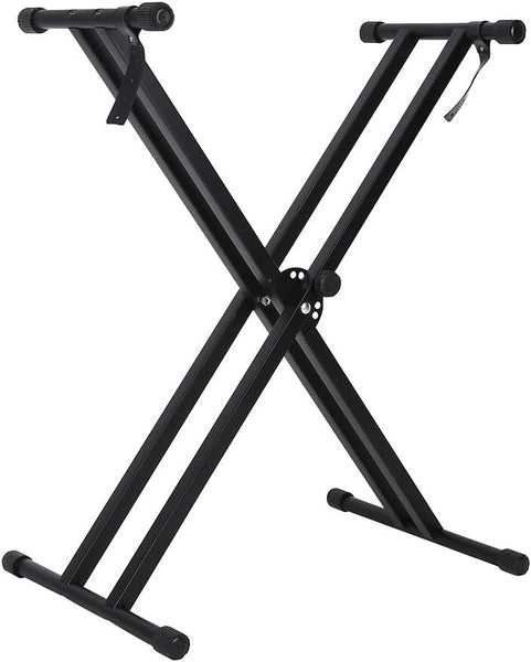 Keyboard Electronic Piano Stand Adjustable Double X-Form