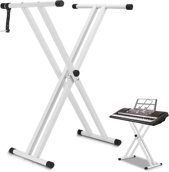 Keyboard Electronic Piano Stand Adjustable Double X-Form