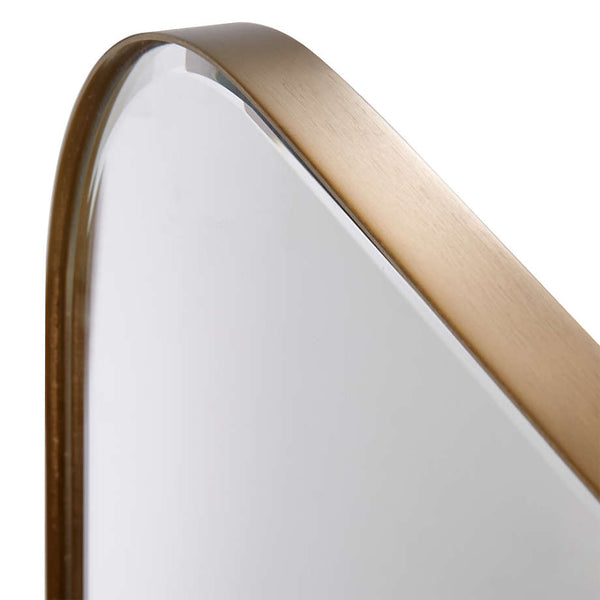 Arched Top Mirror with a Sleek Frame