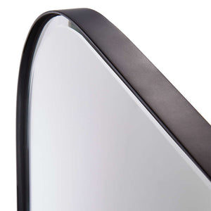 Arched Top Mirror with a Sleek Frame