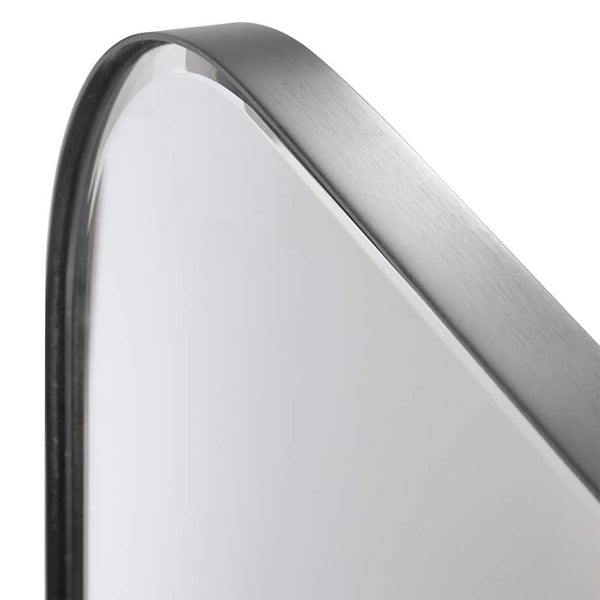 Arched Top Mirror with a Sleek Frame