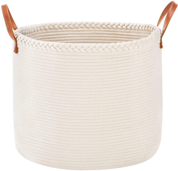 Large Laundry Hamper Basket Decorative Basket for Blankets