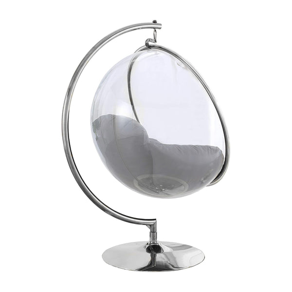 Designer Bubble Swing Chair Chrome Stand