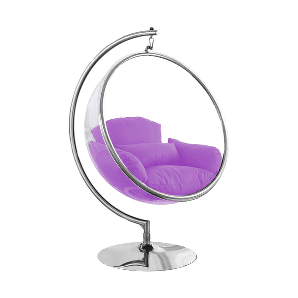 Designer Bubble Swing Chair Chrome Stand